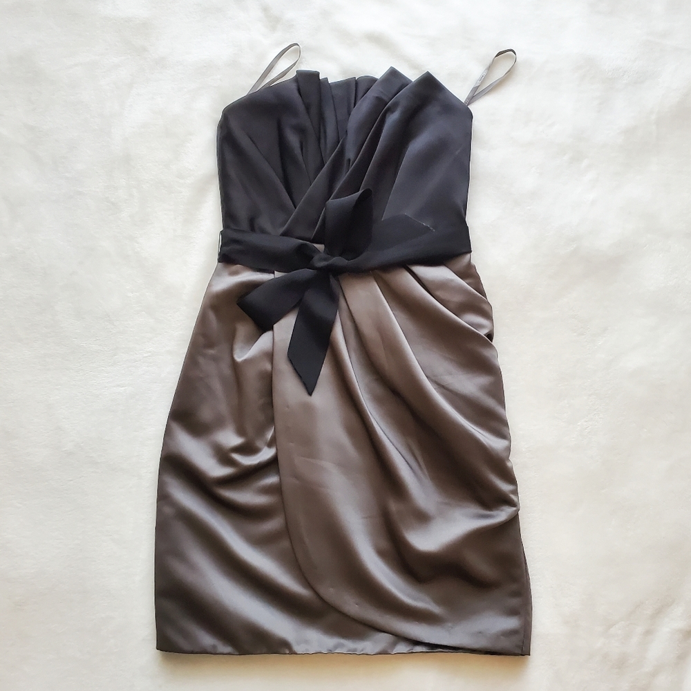 White by Vera Wang Strapless Dress